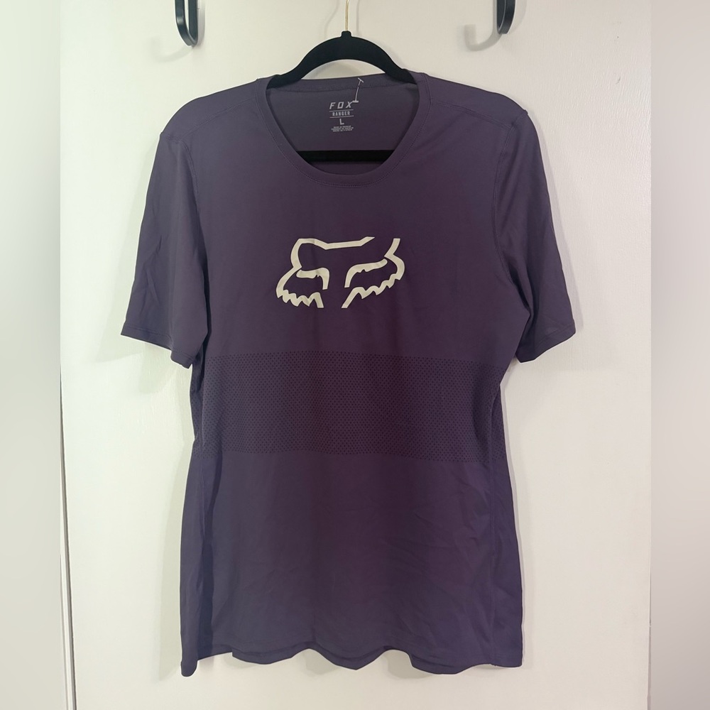 Fox Racing Women’s Mountain Biking Purple T-Shirt Large